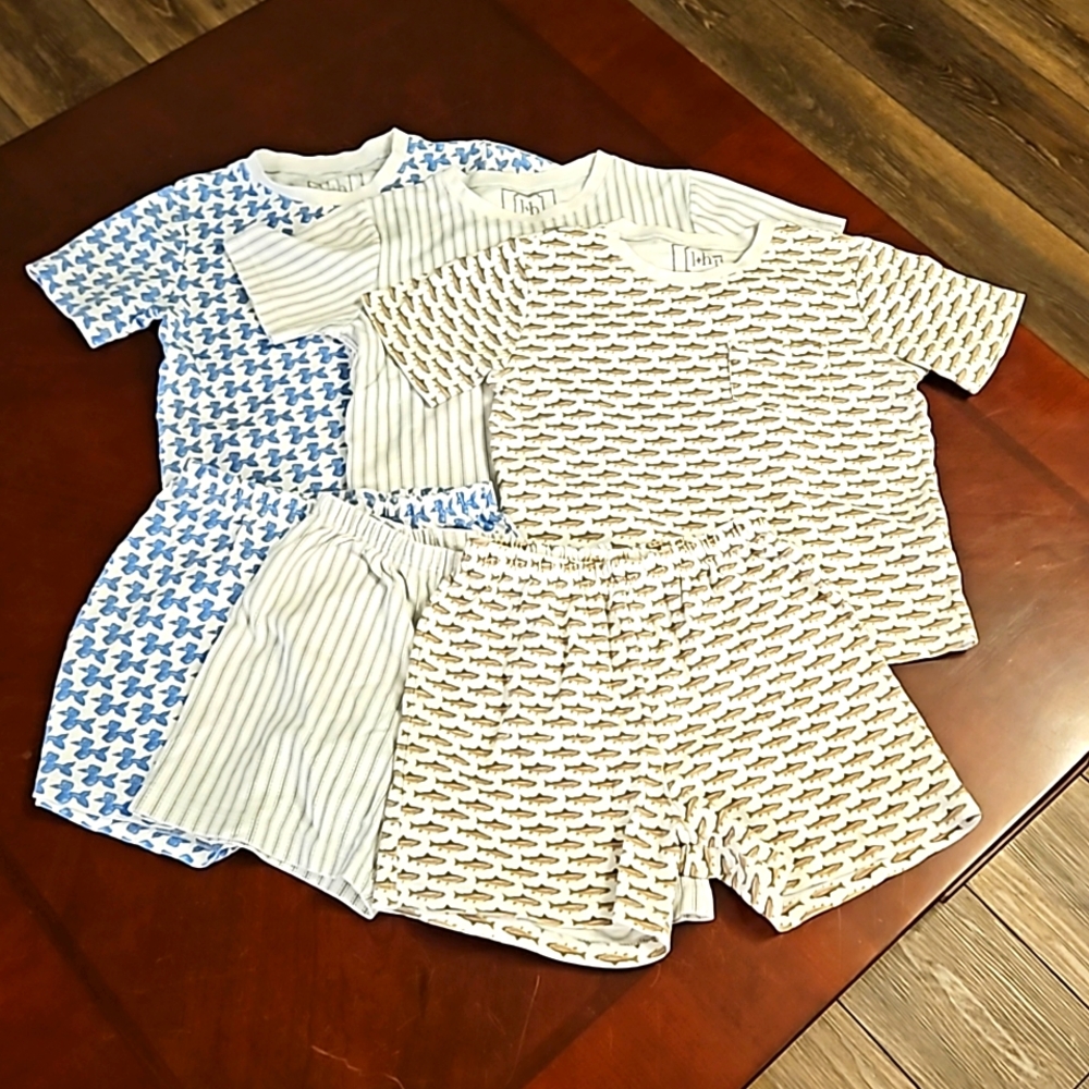 Lila and Hayes Pima cotton pjs
